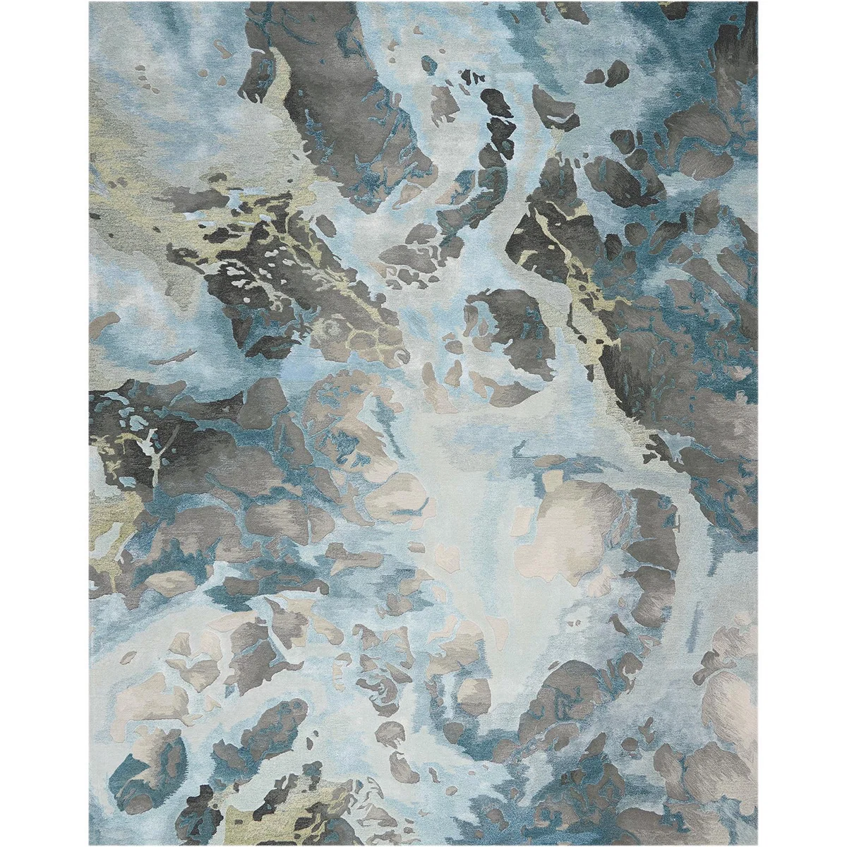 Prismatic Modern Abstract Rugs PRS14 in Grey Slate by Nourison&nbsp;297x419cm – image 4