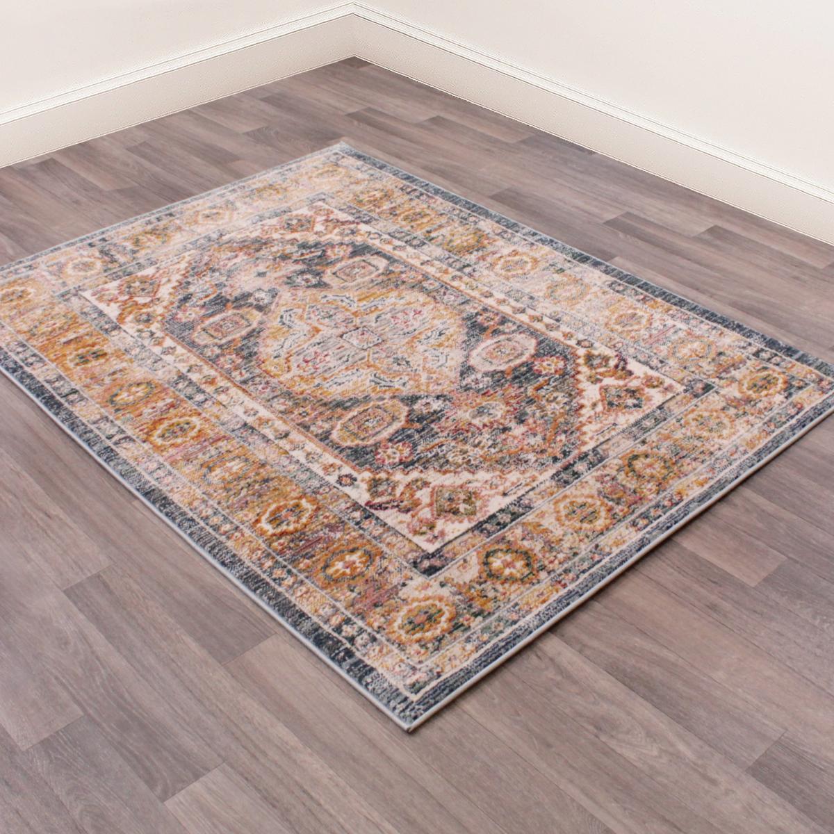 Nova 8879 Traditional Rugs in Blue 120x170cm – image 2