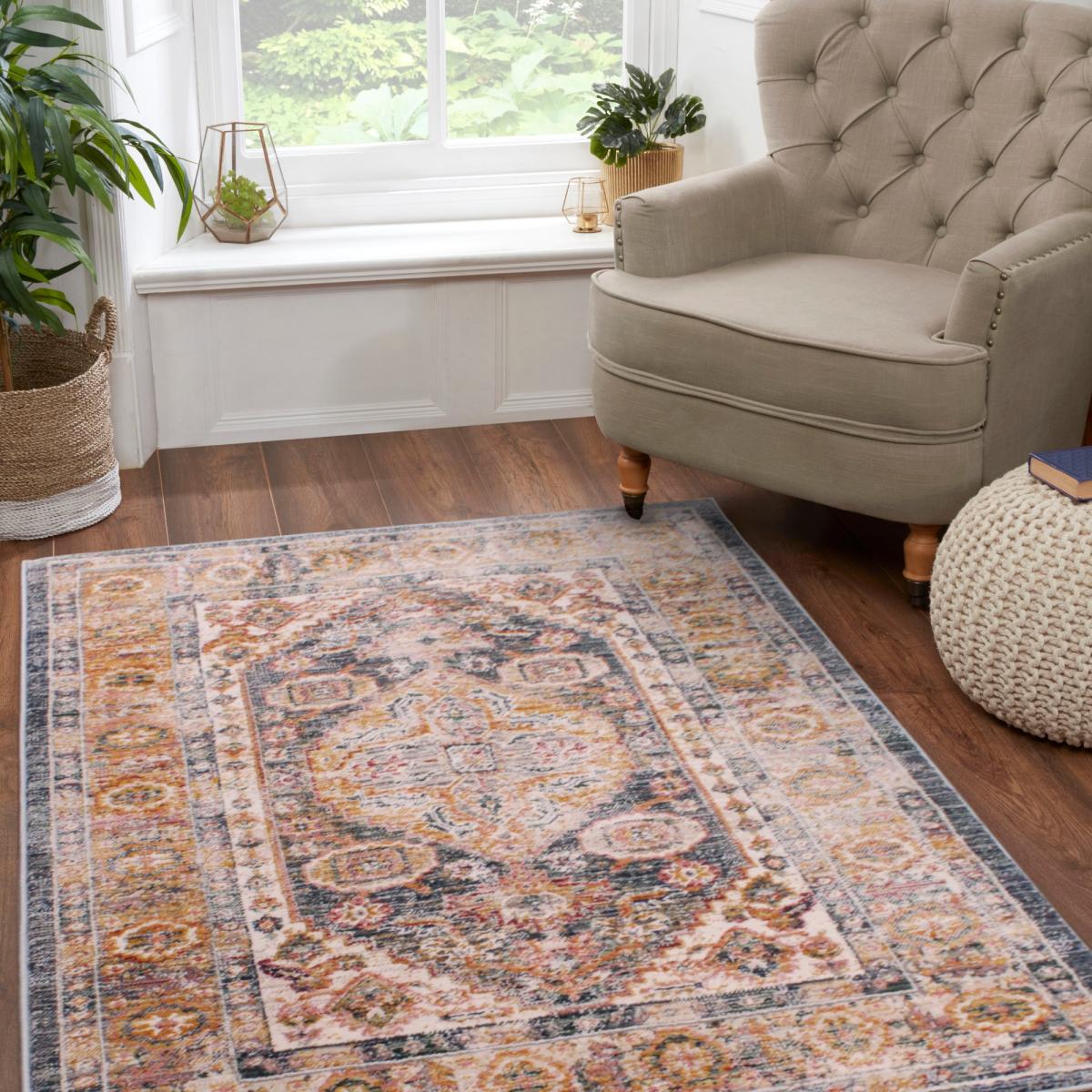 Nova 8879 Traditional Rugs in Blue 120x170cm – image 1
