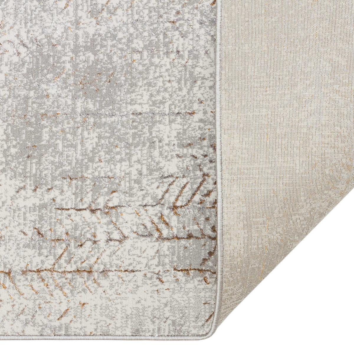 Dalia DAL11 Abstract Rugs in Silver Copper – image 2
