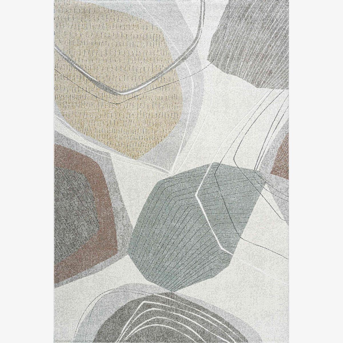 Milano 46006 6161 Abstract Rugs in Gold Yellow – image 1