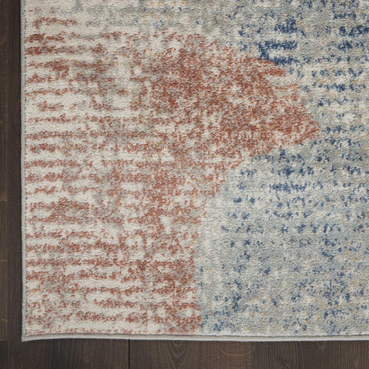 Quarry QUA10 Abstract Distressed Rugs in Ivory Multi by Nourison – image 2