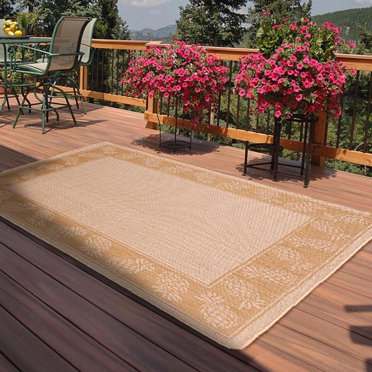 Indoor Outdoor Pineapple Rugs in Natural by Rugstyle&nbsp;80x150cm – image 2