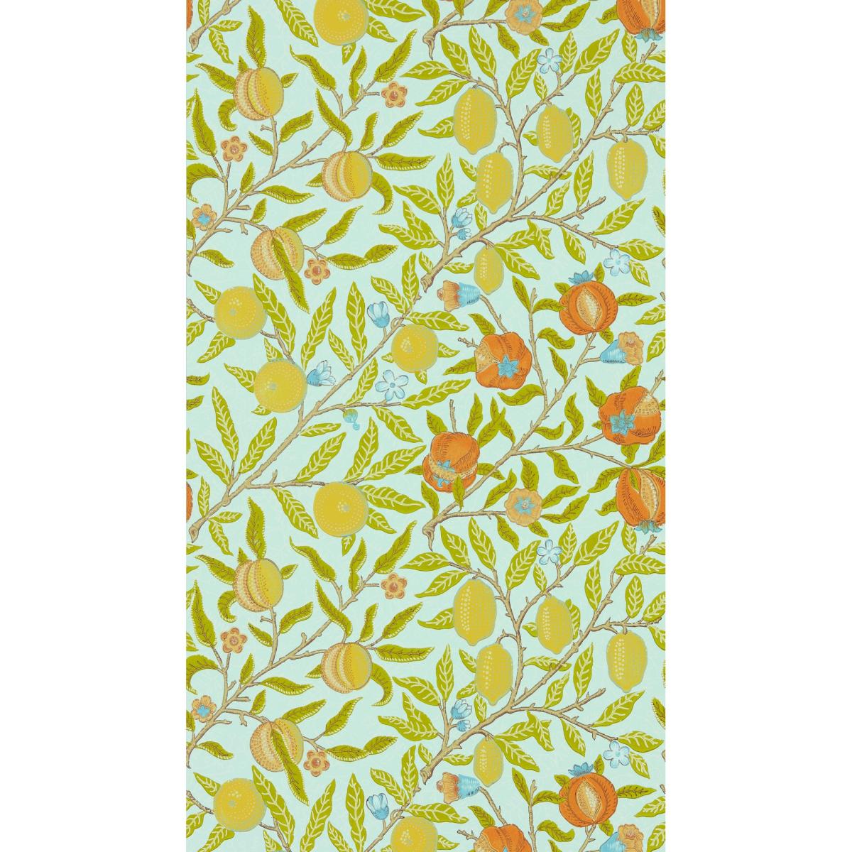Fruit Wallpaper 217102 by Morris & Co in Sky Blue Roll – image 3