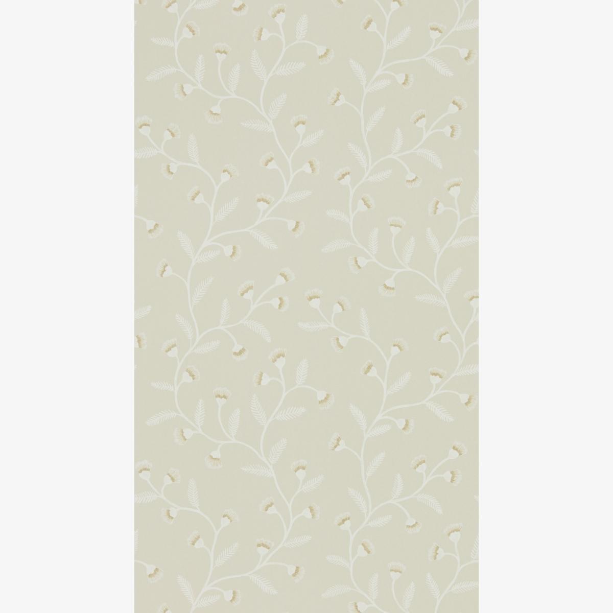 Everly Floral Wallpaper 216377 by Sanderson in Flint Beige Roll