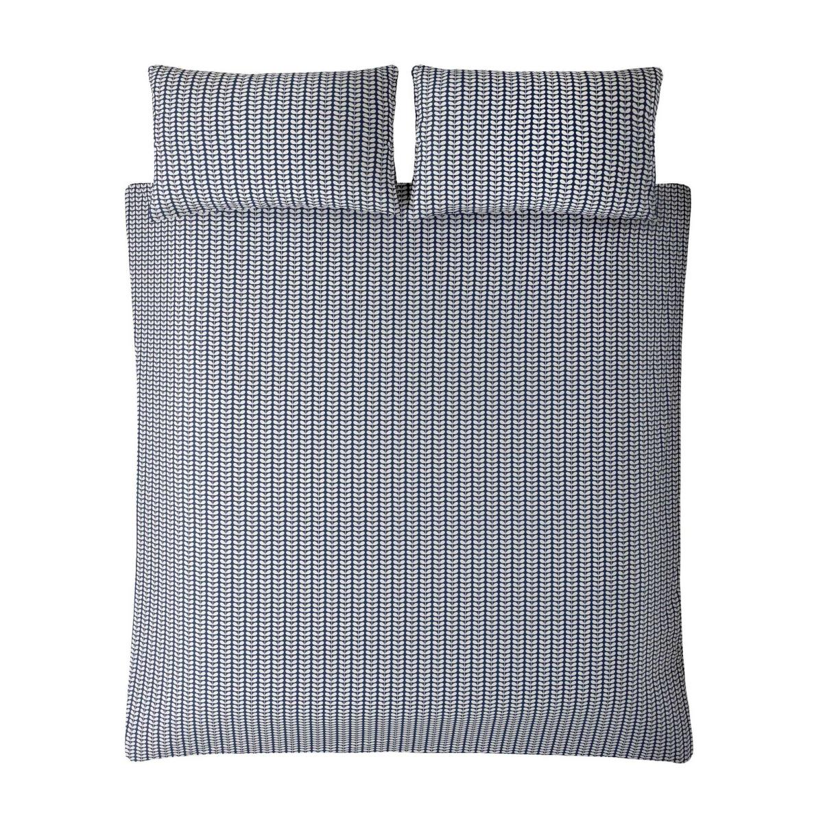 Tiny Stem Cotton Bedding by Orla Kiely in Whale Blue75x50cm – image 3