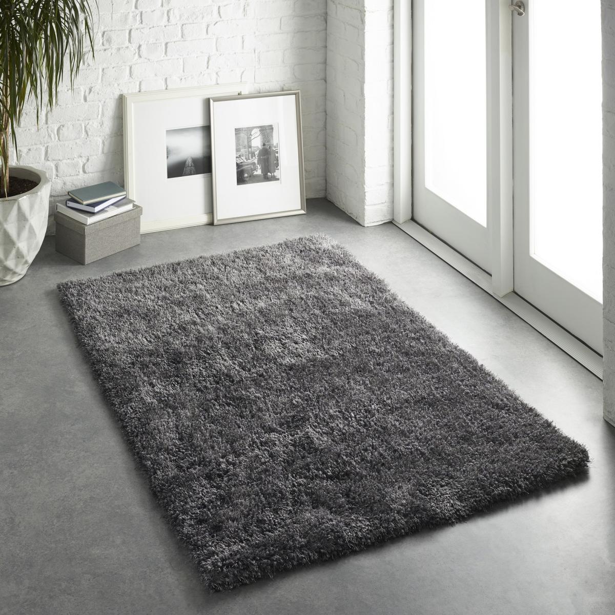 Chicago Shaggy Rugs in New Grey – image 2