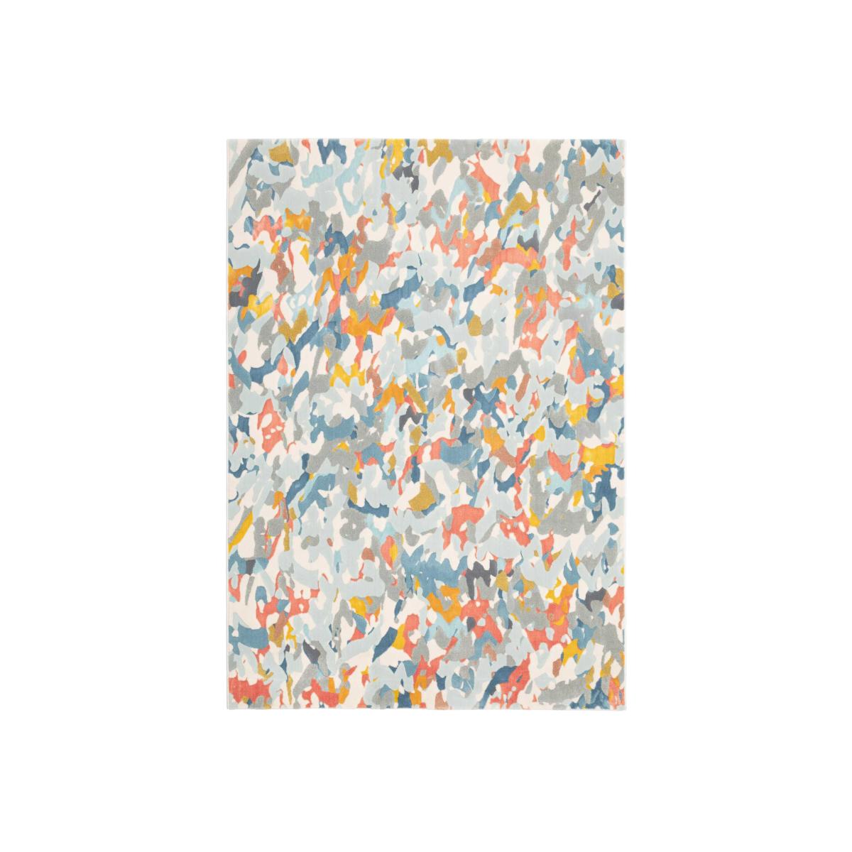 City Modern Abstract Rugs 466123 AK991 in Blue Multi – image 1