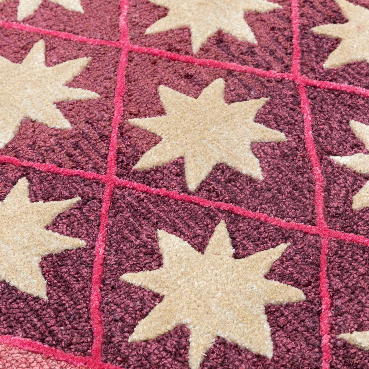 Atlas Sky Runner Rugs By Designer Matthew Williamson in Pink – image 2