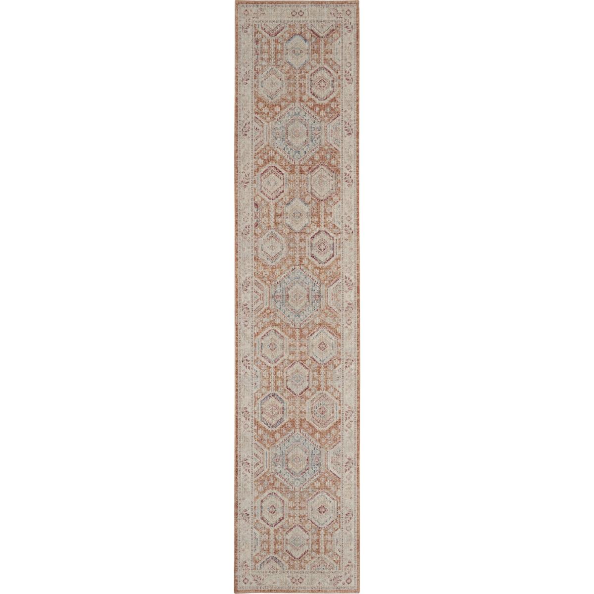 Homestead Hallway Runner Rugs HMS01 in Brick by Nourison79x366cm – image 5