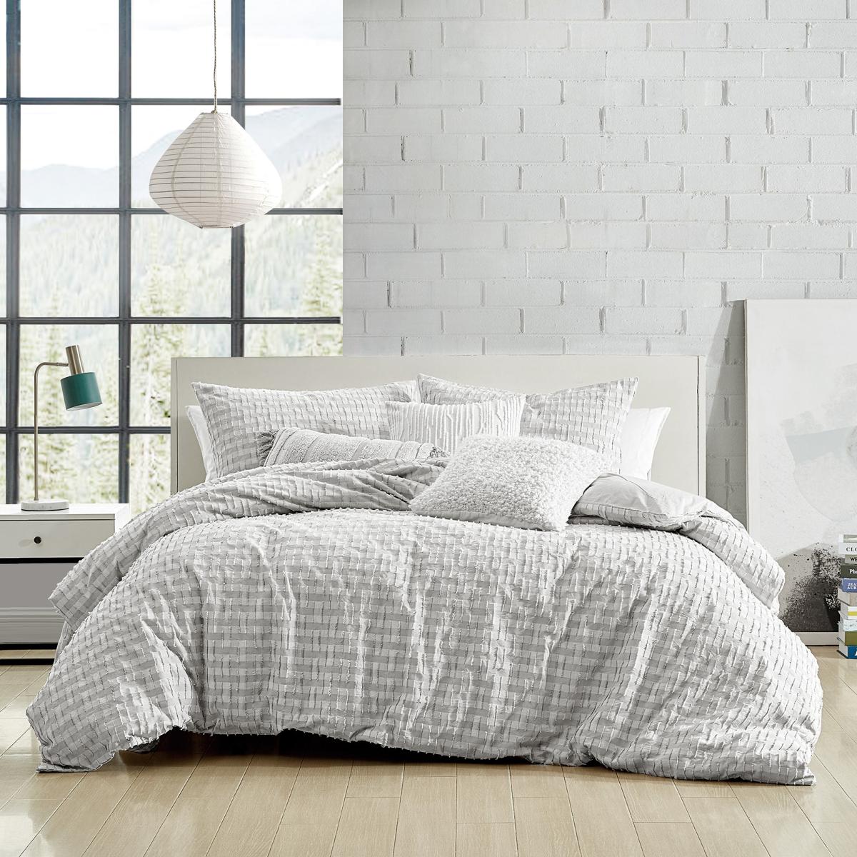 Refresh Cotton Stripe Bedding by DKNY in Grey&nbsp;140x200cm – image 4