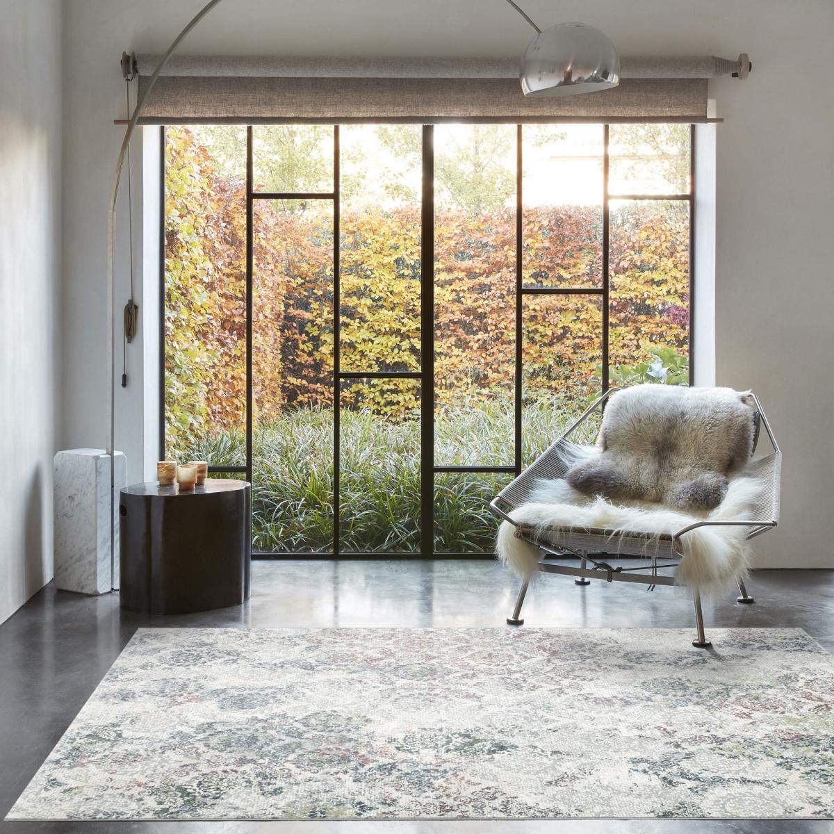 Canyon Modern Abstract Damask Rugs 52045 6464 in Beige – image 1