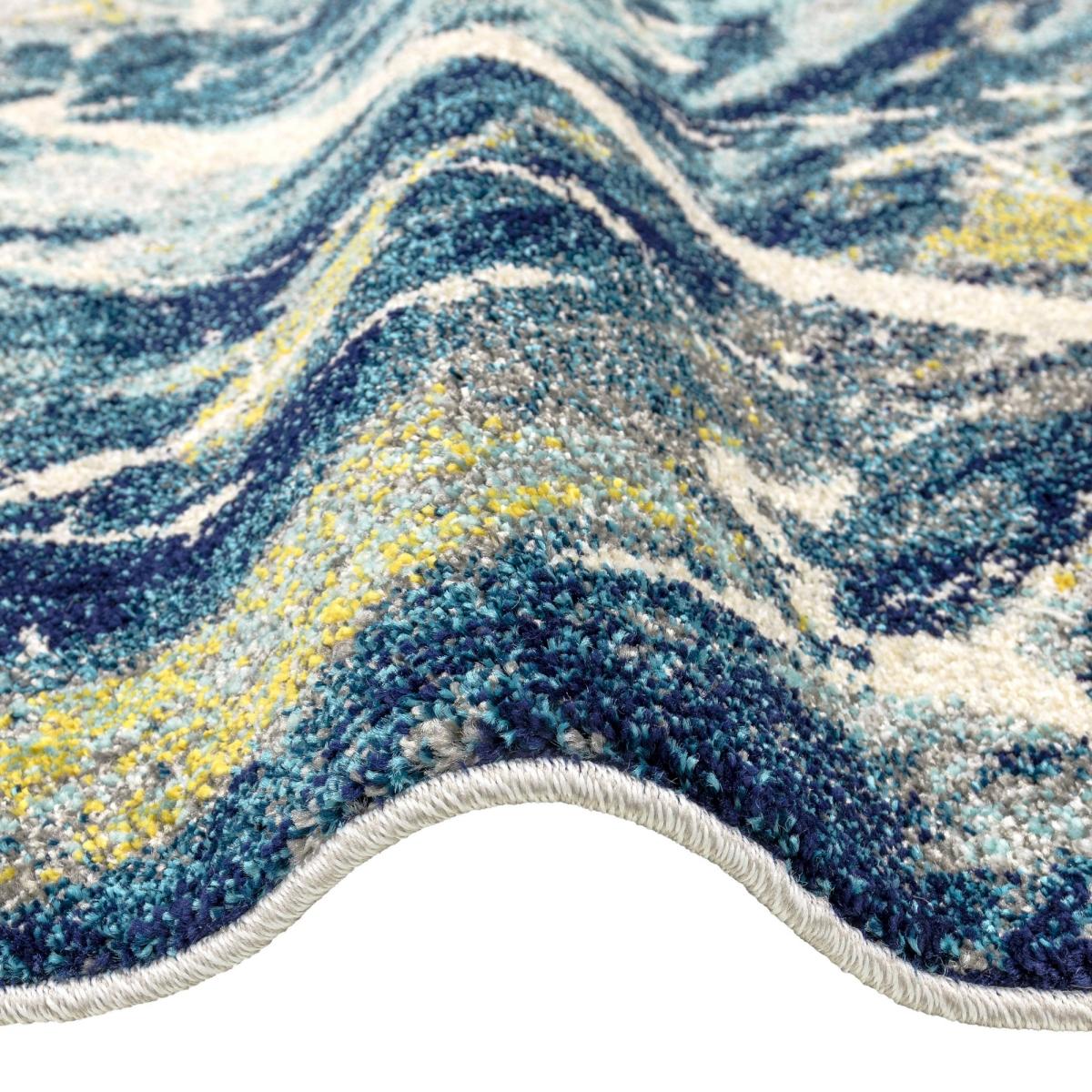Elssa Abstract Rugs By Concept Loom ELS05 in Blue Multi&nbsp;160x220cm – image 2