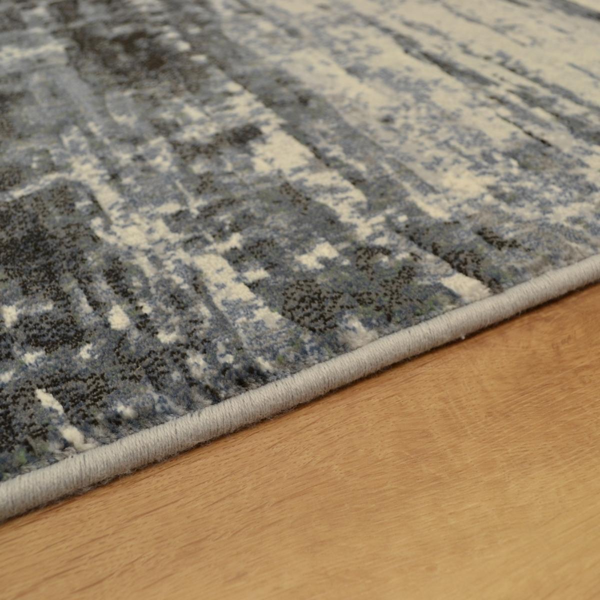 Galleria Abstract Distressed 63378 6656 Rugs in Grey 160x230cm – image 3