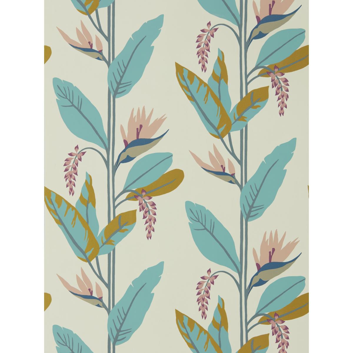 Llenya Wallpaper 112239 by Harlequin in Blush Harbour Gold Roll – image 3