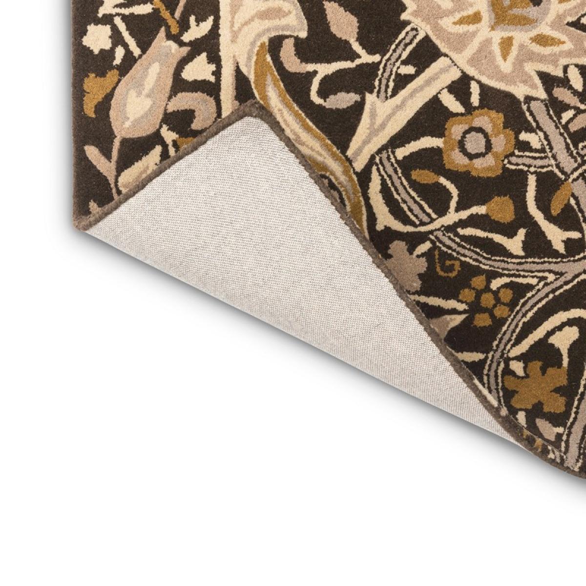 Bullerswood Runner Rugs 127305 in Charcoal Mustard By William Morris&nbsp;67x230cm – image 3
