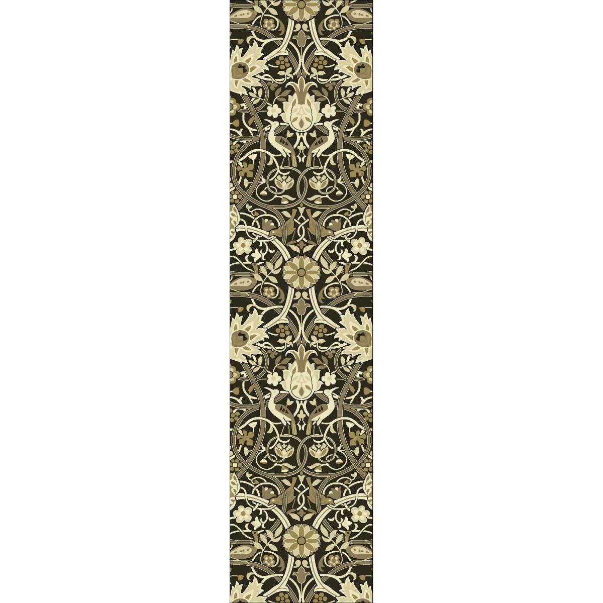 Bullerswood Runner Rugs 127305 in Charcoal Mustard By William Morris&nbsp;67x230cm – image 5