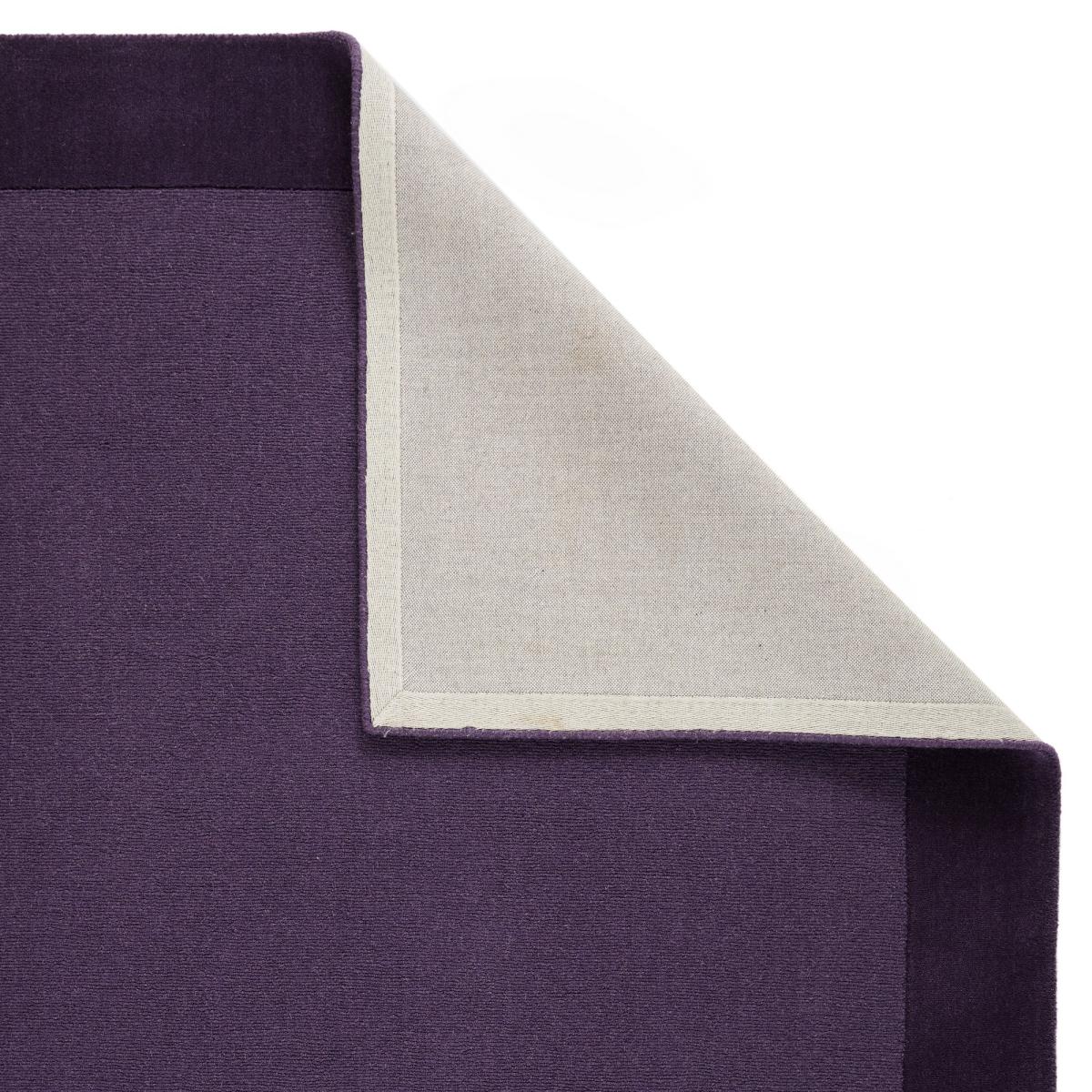 Colours Bordered Wool Rug in Purple120x170cm – image 4