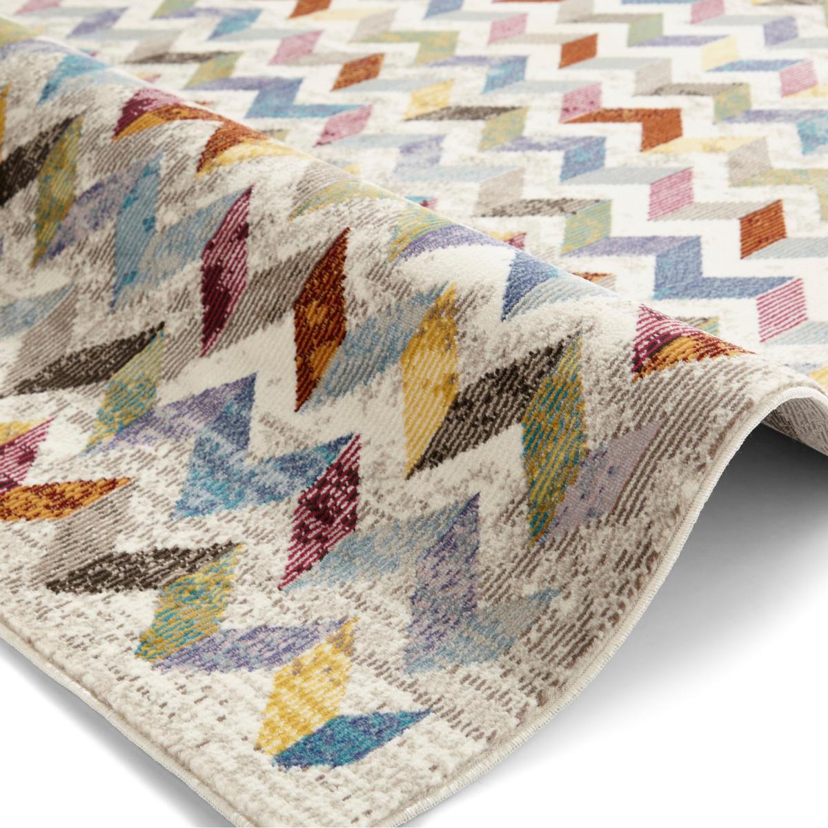 16th Avenue Multi-coloured Zigzag Hallway Runner Rug 36A&nbsp;60x230cm – image 2
