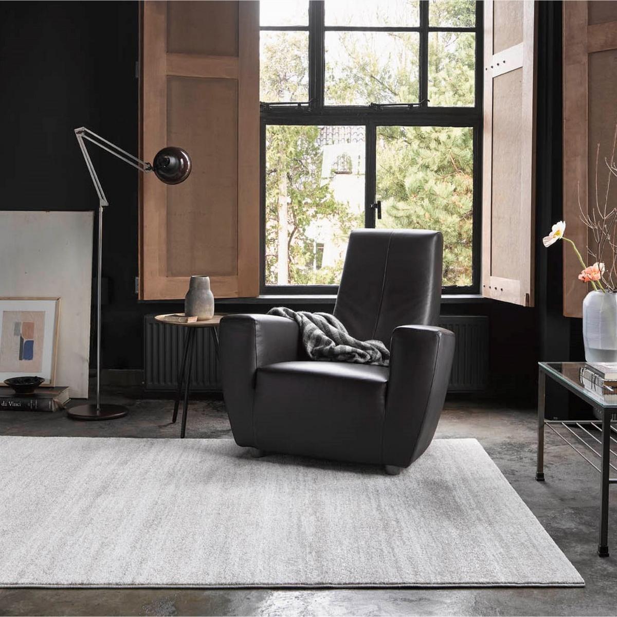 Weconhome Island Beach Plain Rugs 00329 070 in Beige Grey – image 1