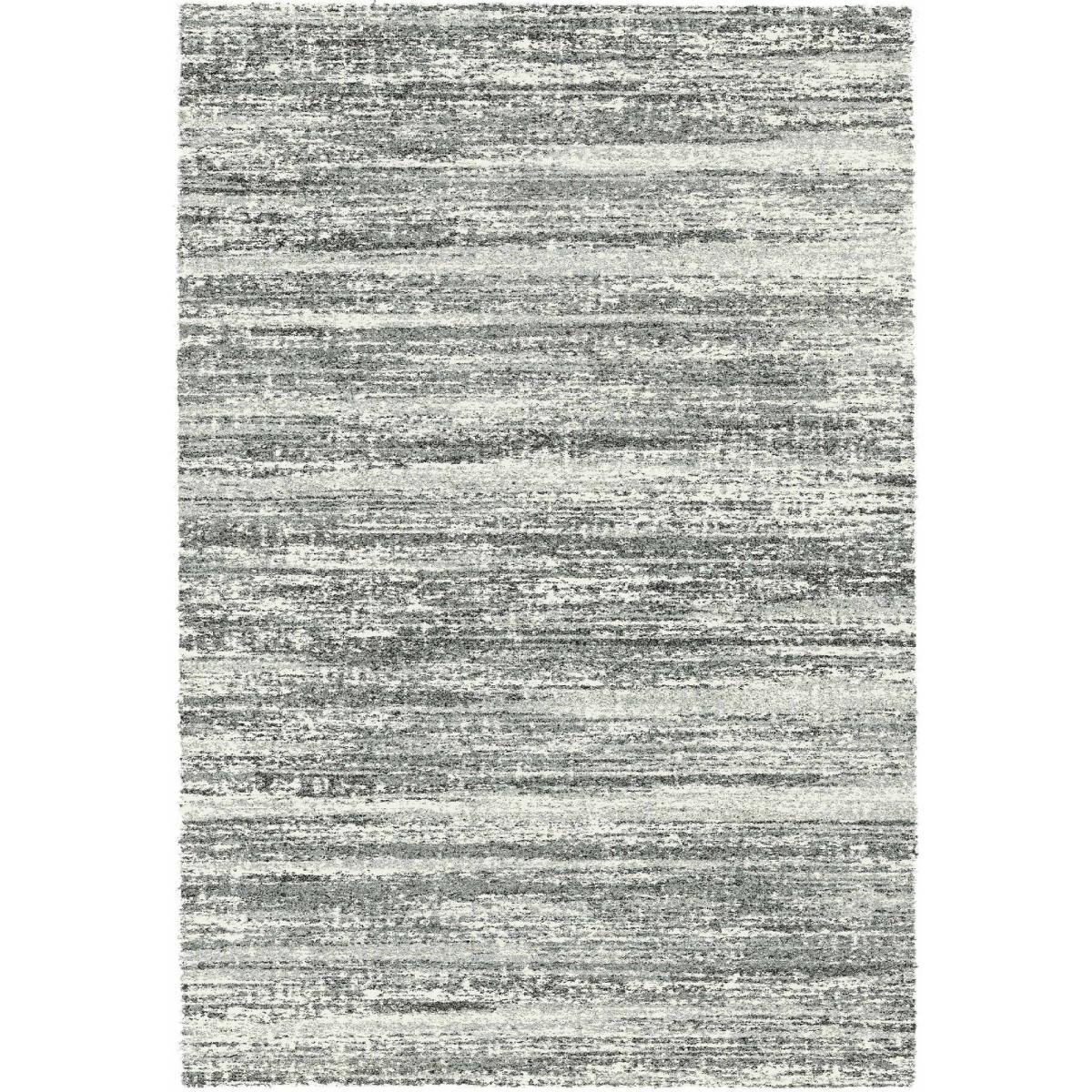 Mehari Shaggy Striped Rugs 23094 6258 in Grey 120x170cm – image 5