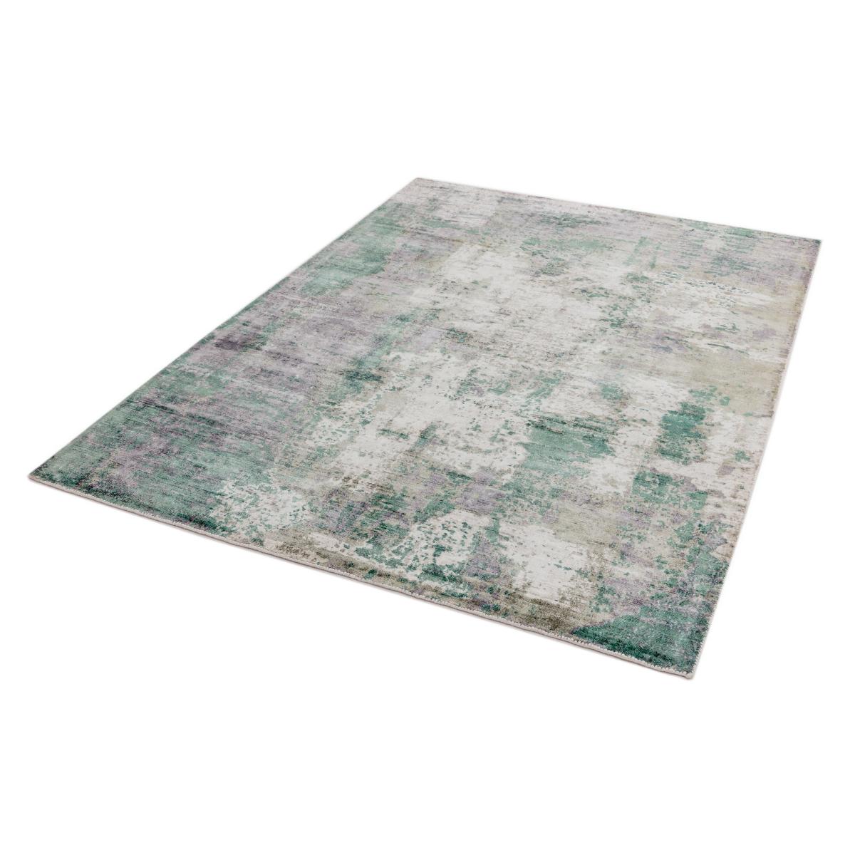 Gatsby Modern Abstract Metallic Viscose Rugs in Green&nbsp;120x170cm – image 2