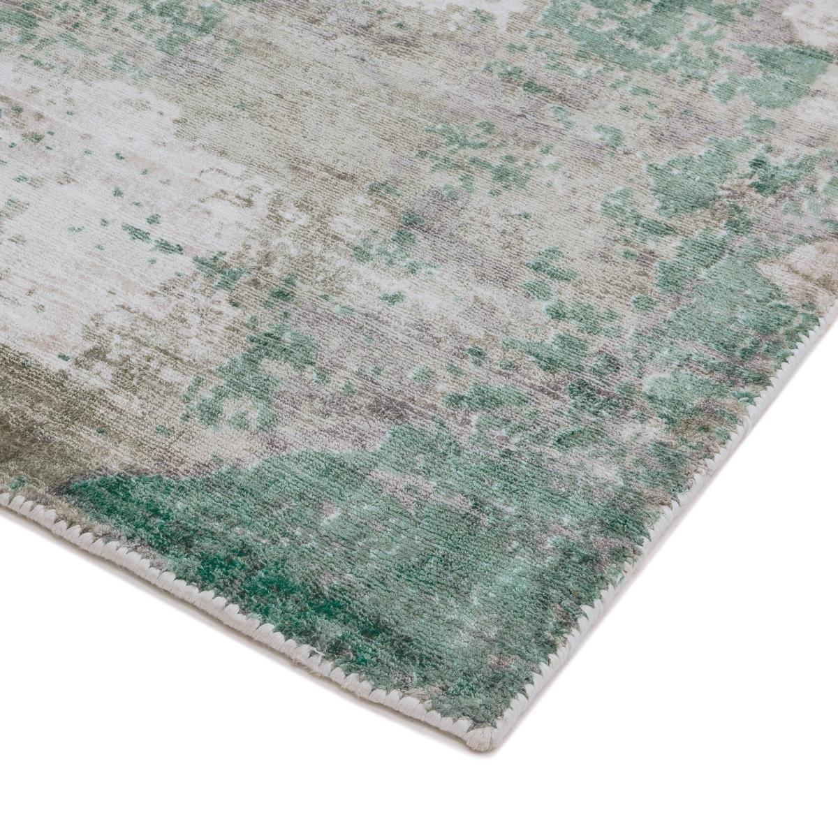 Gatsby Modern Abstract Metallic Viscose Rugs in Green&nbsp;120x170cm – image 3