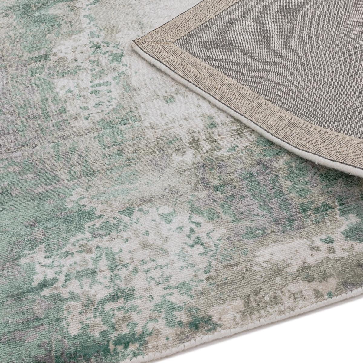 Gatsby Modern Abstract Metallic Viscose Rugs in Green&nbsp;120x170cm – image 4