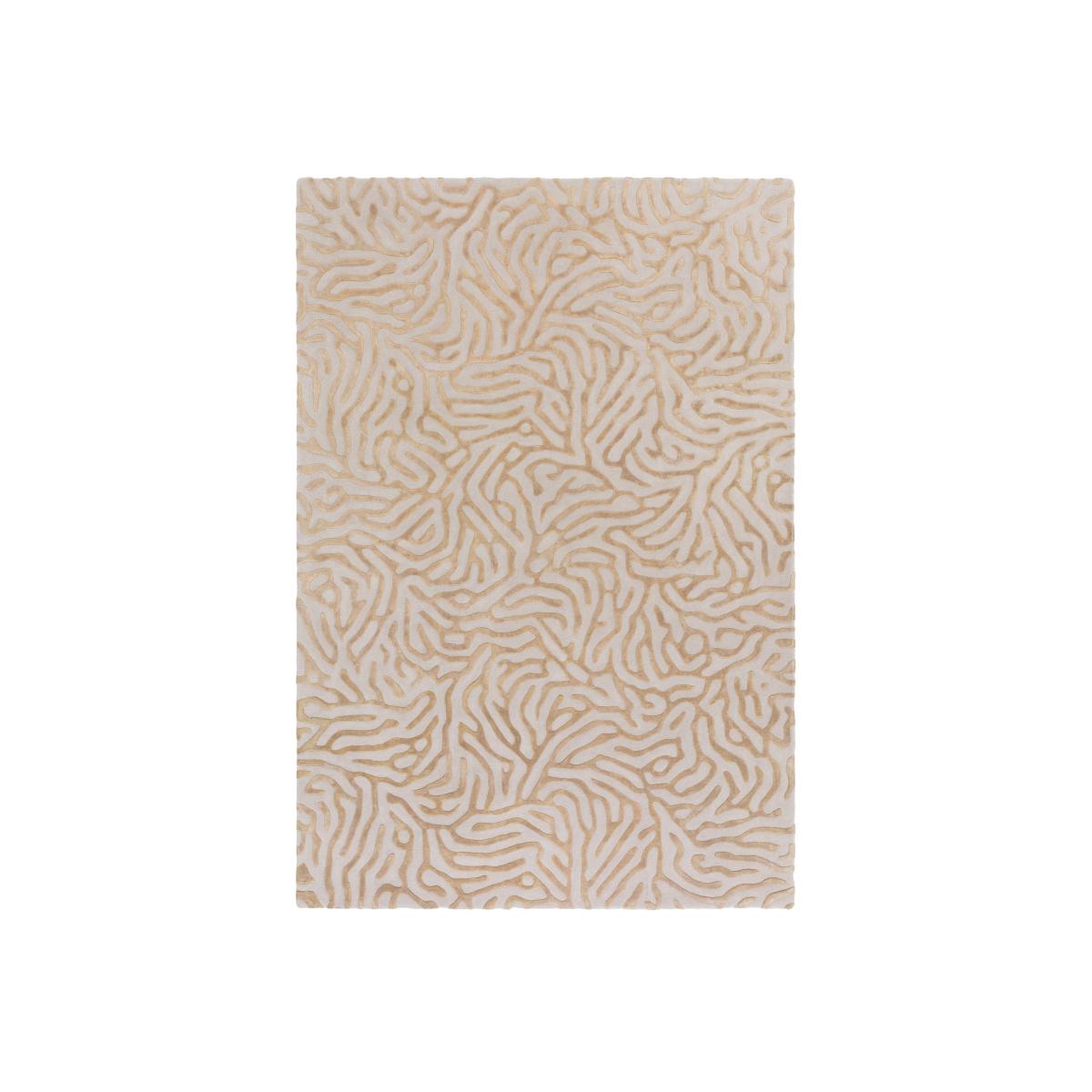 Coral Abstract Rugs by Katherine Carnaby in Gold240x340cm