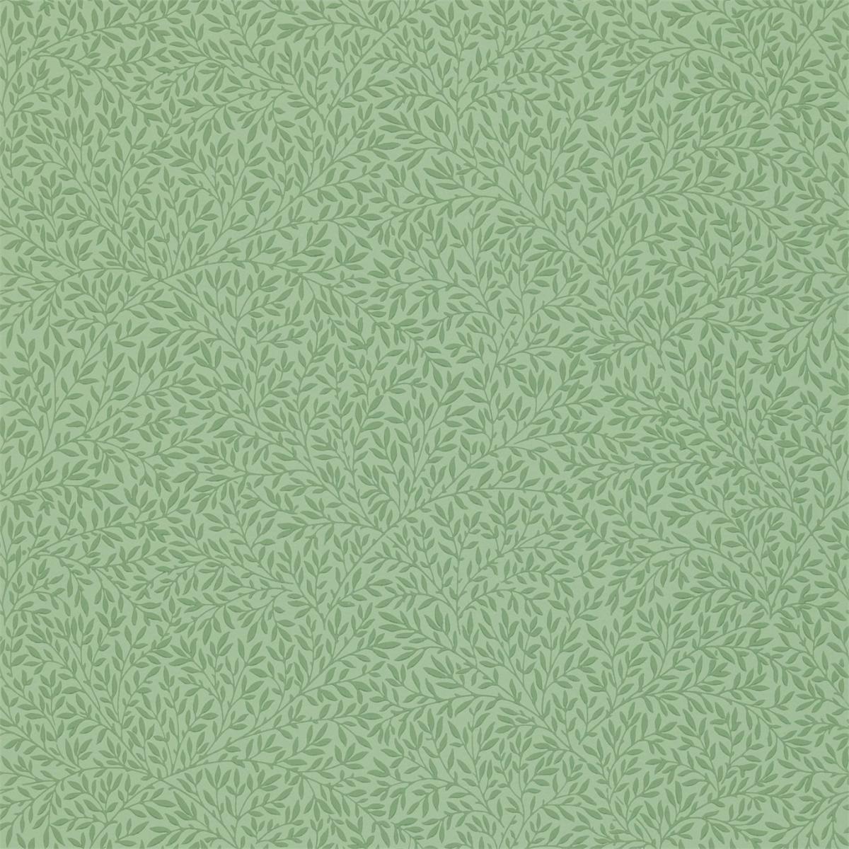 Standen Wallpaper 210465 by Morris & Co in Privet Green Roll