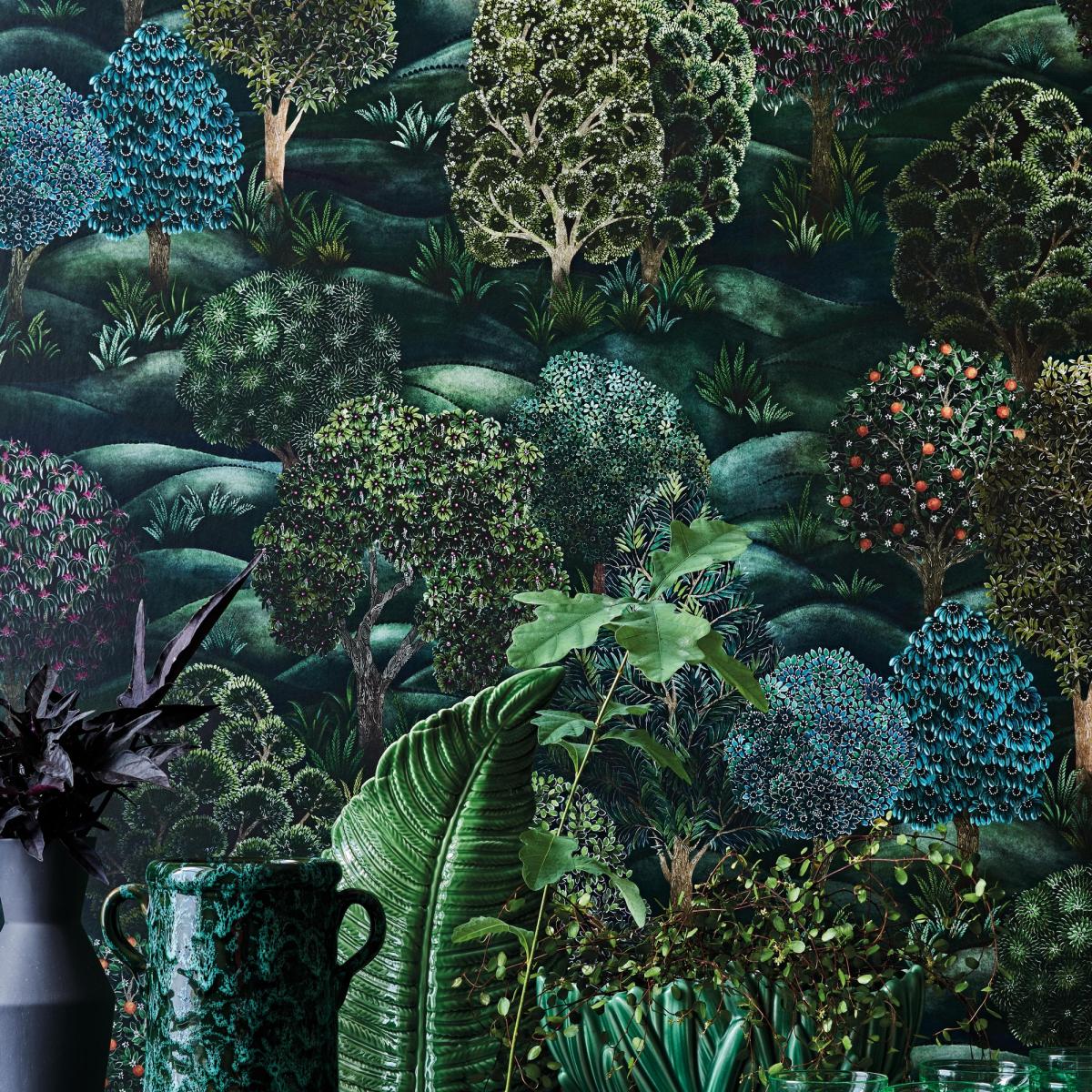 Forest Wallpaper 9028 by Cole & Son in Forest GreensRoll