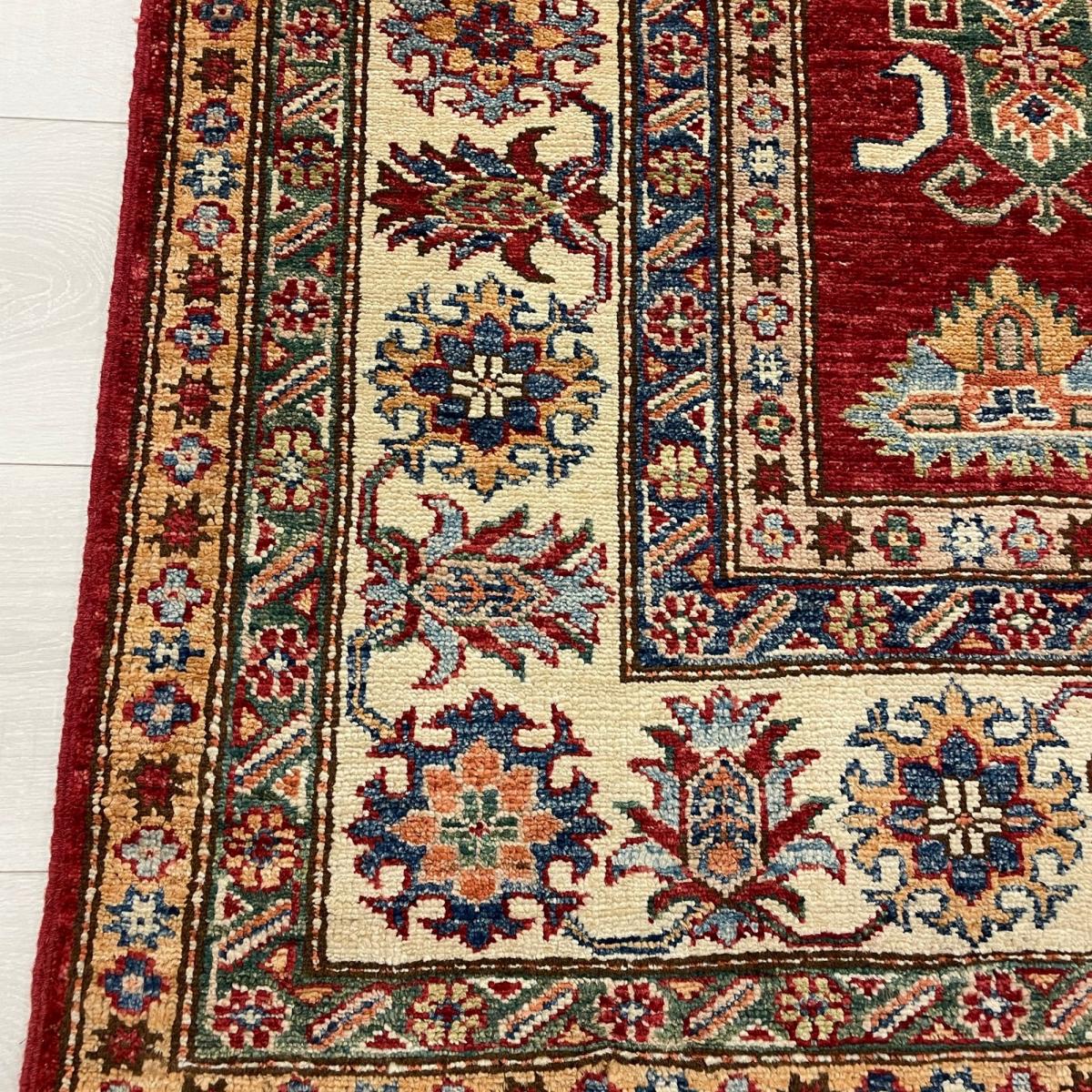 Kazak Supreme Traditional Wool Rugs 46202 in Red Multi 288x198cm – image 2