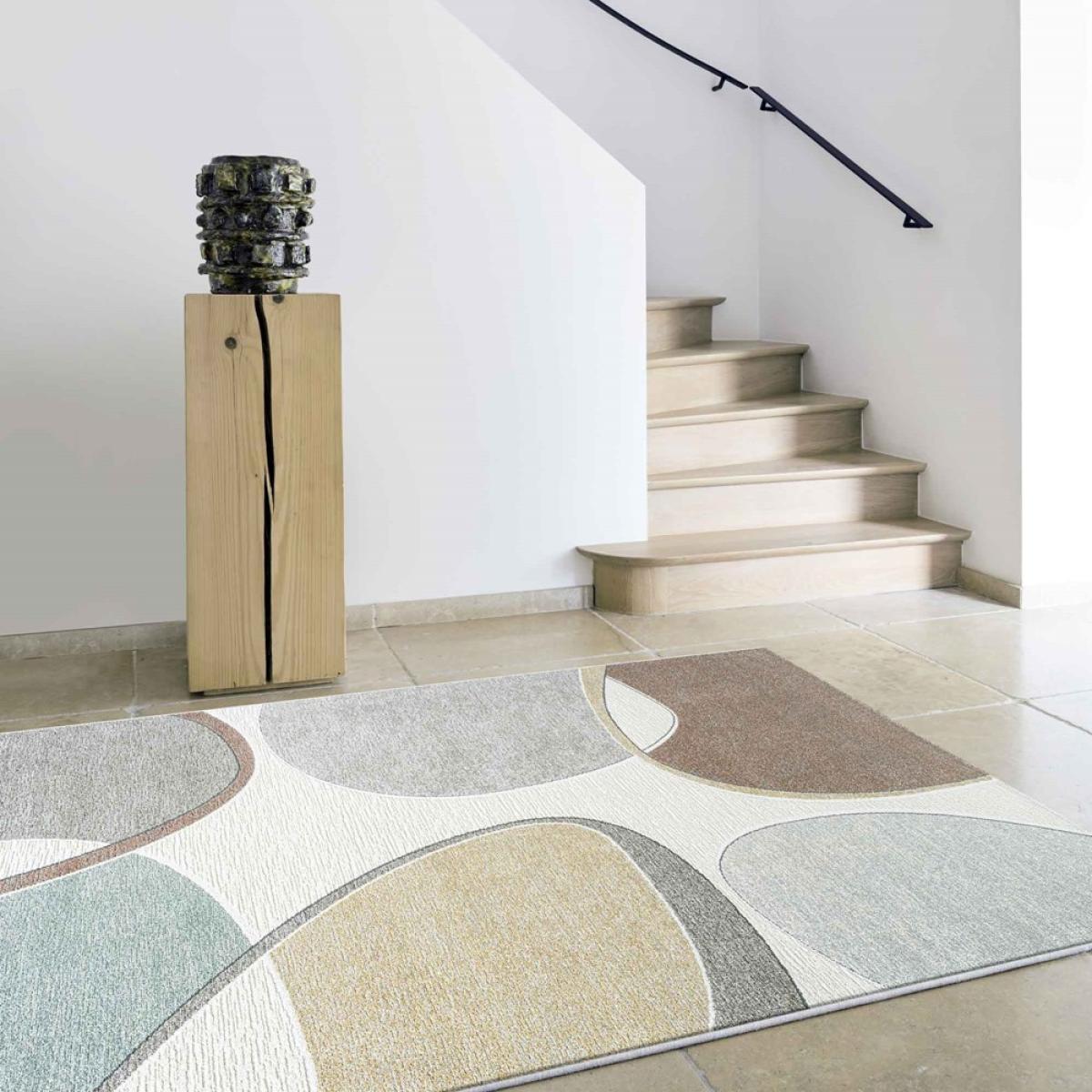 Milano 46004 6161 Abstract Orb Rugs in Rust Orange – image 1