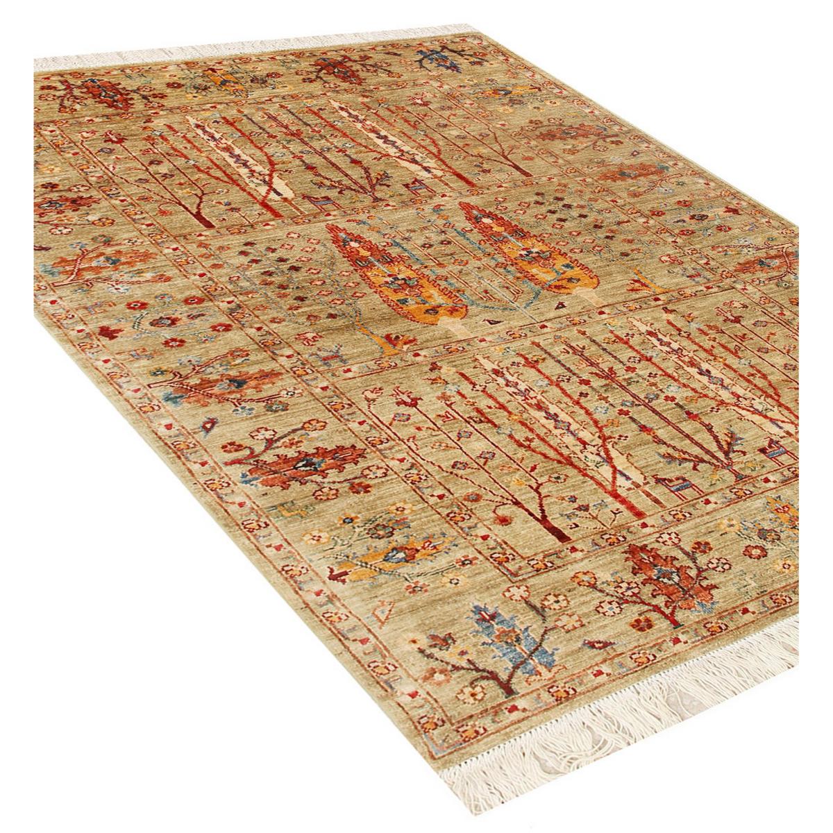 Pictorial Hand Knotted Wool Rugs 49130 in Multi125x186cm – image 2