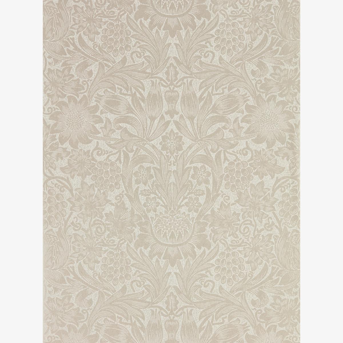 Pure Sunflower Wallpaper 216048 by Morris & Co in Pearl Ivory Roll