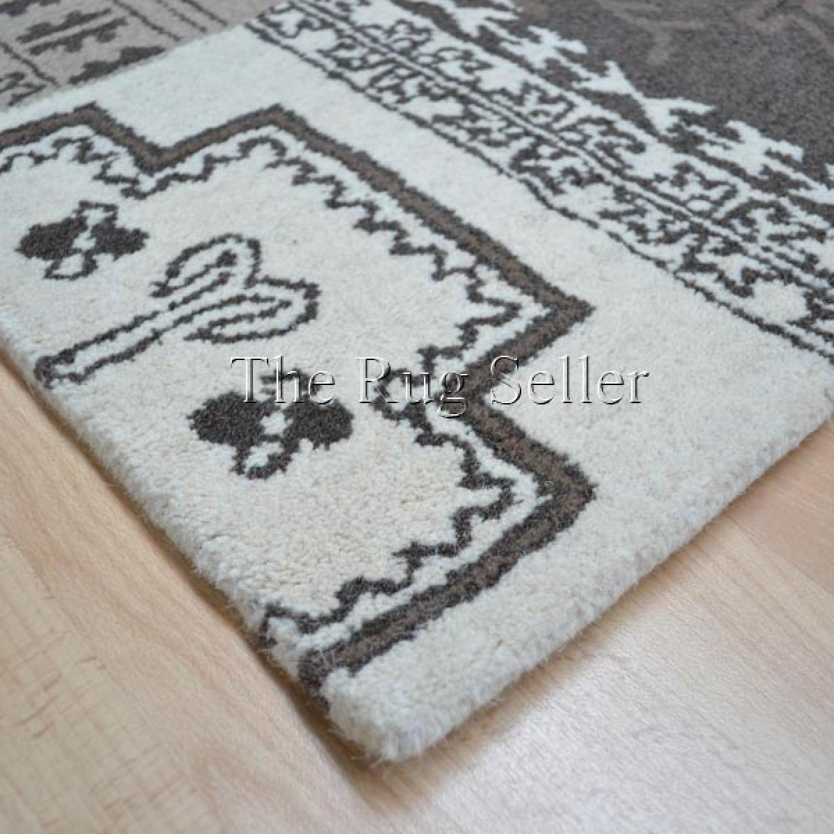 Patchwork PW03 Natural Wool Rugs – image 2