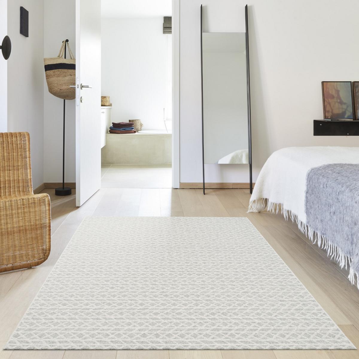 High Line Modern Wool Rugs 99103 3024 in Light Grey – image 1