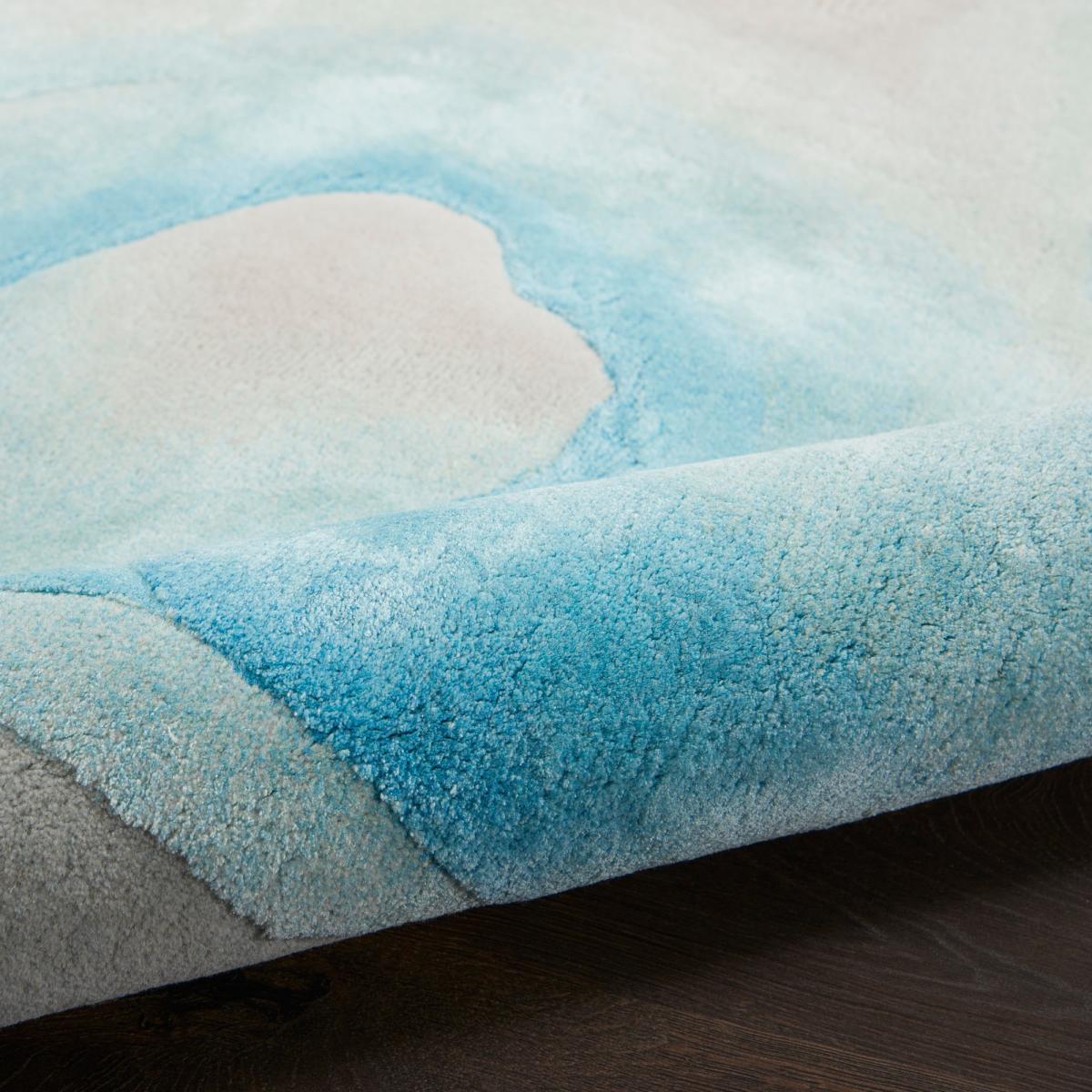 Prismatic Abstract Rugs PRS22 by Nourison in Sea Mist Blue302x424cm – image 3