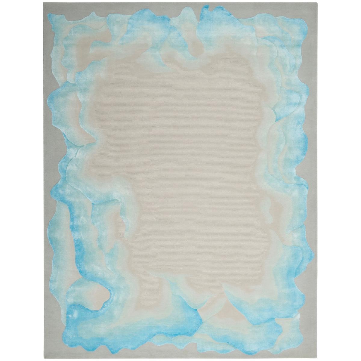 Prismatic Abstract Rugs PRS22 by Nourison in Sea Mist Blue302x424cm – image 5