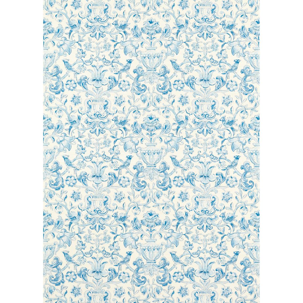 Pompadour Print Wallpaper 313015 by Zoffany in Indigo BlueRoll