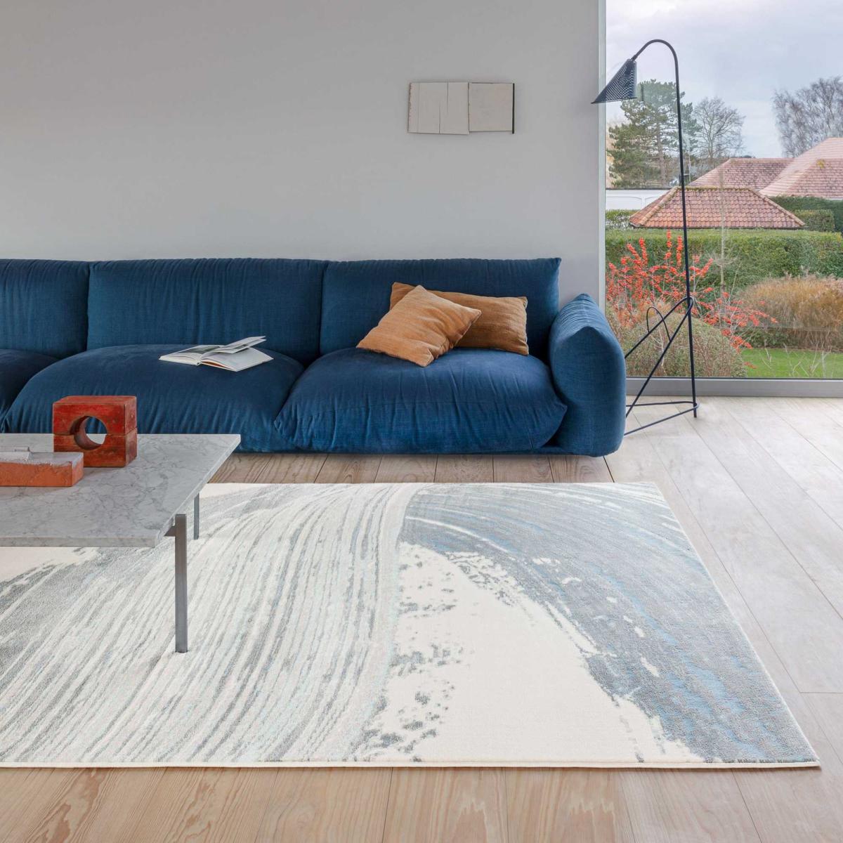 City Modern Abstract Rugs 466128 AK510 in Blue – image 2