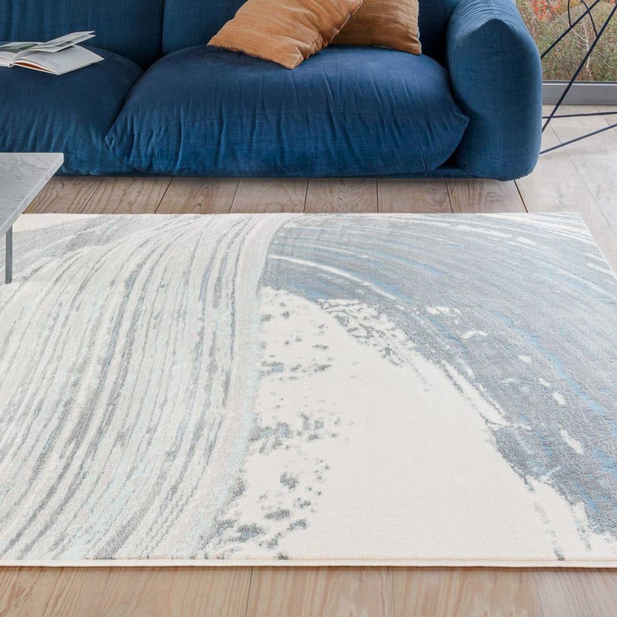 City Modern Abstract Rugs 466128 AK510 in Blue – image 1
