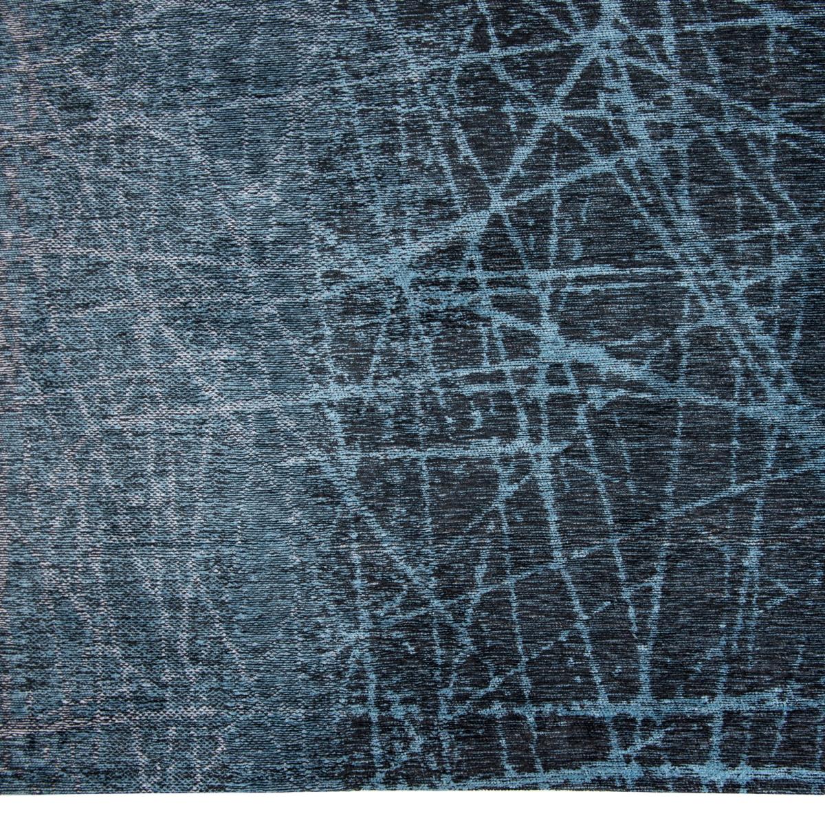 Louis De Poortere Modern Abstract Mad Men Fahrenheit Rug 8877 Polar Vortex 80x150cm – image 5