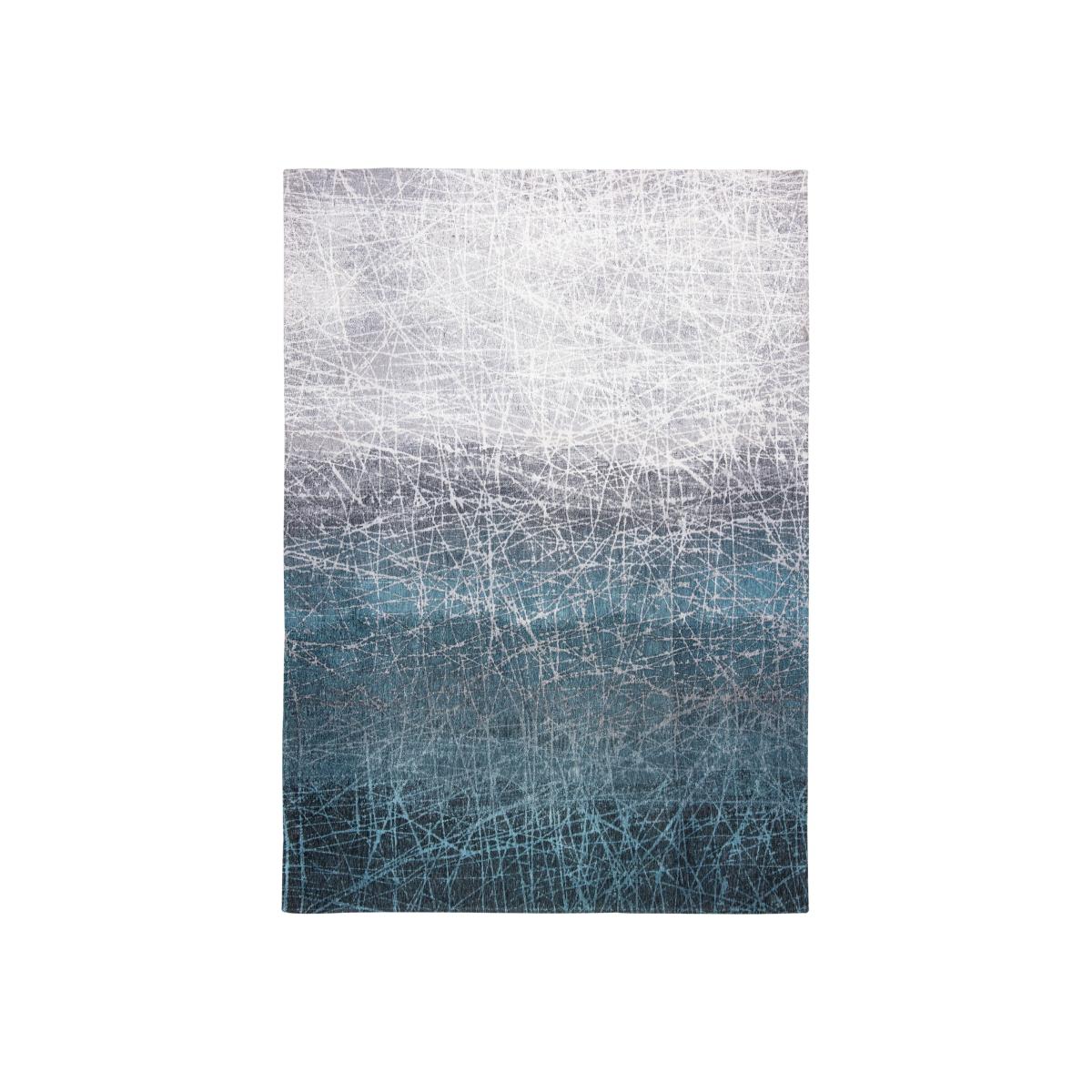 Louis De Poortere Modern Abstract Mad Men Fahrenheit Rug 8877 Polar Vortex 80x150cm – image 1