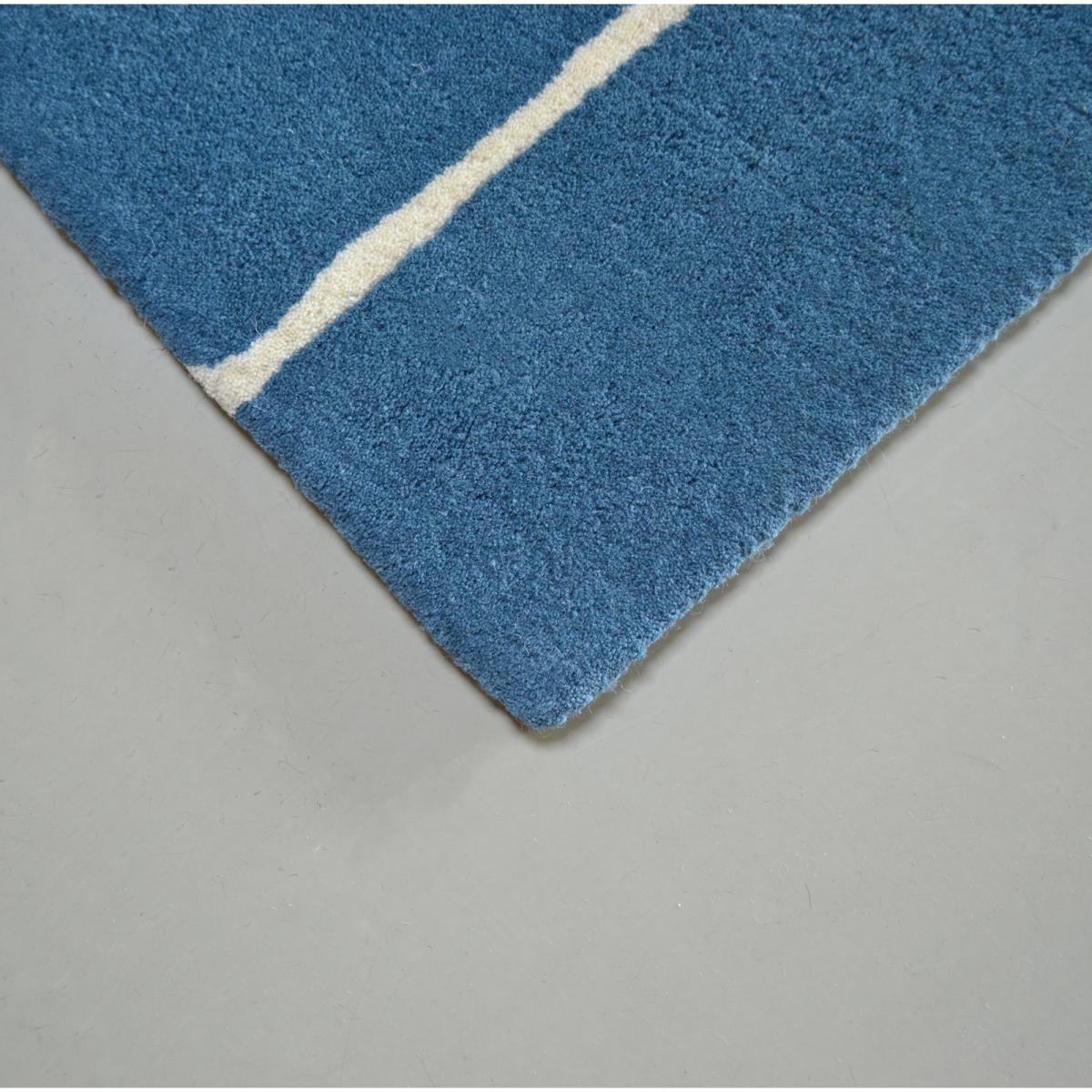 Scion Mr Fox Wool Rugs 25318 in Denim Blue120x120cm – image 3