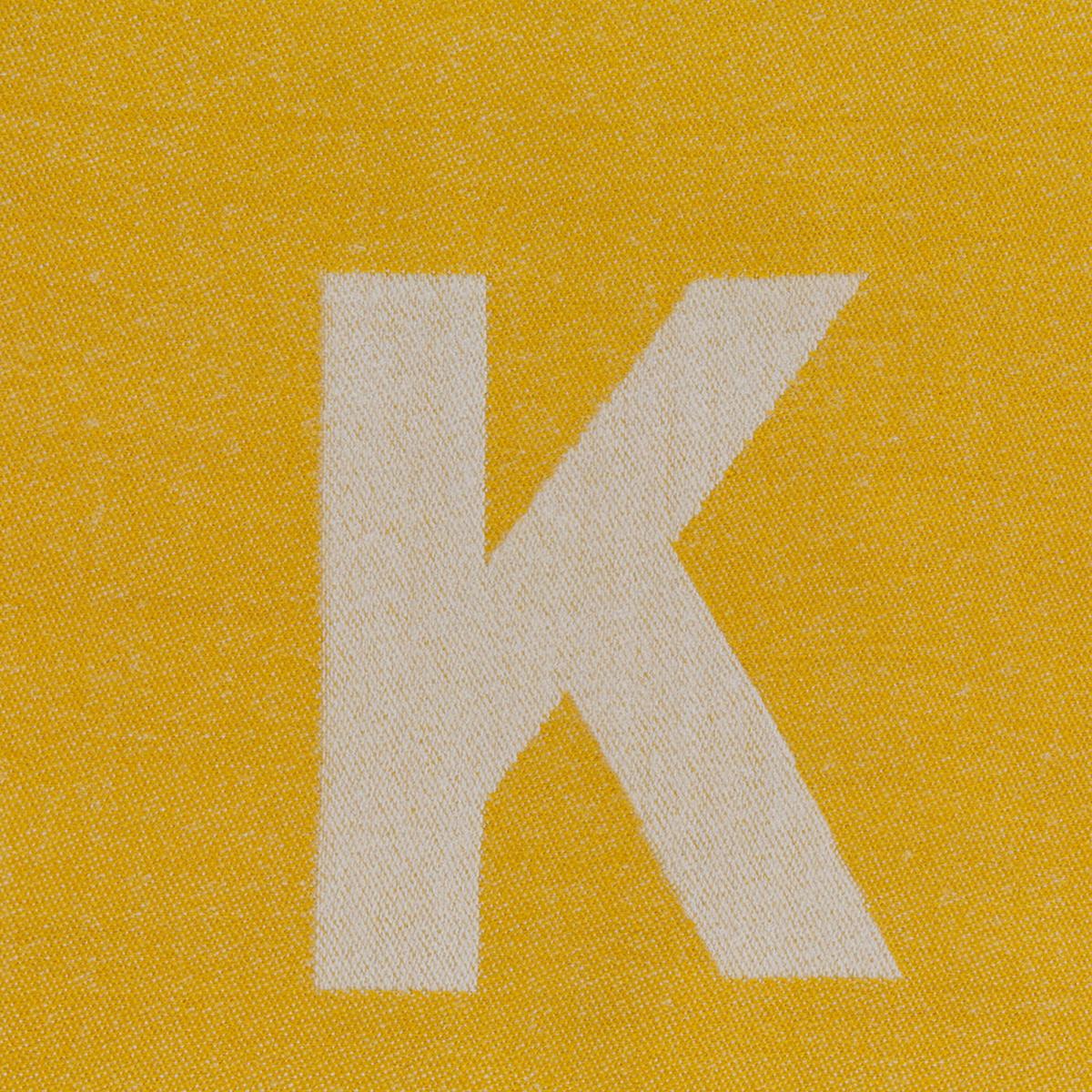 Engineered Tassel Throw By DKNY in Mustard White&nbsp;127x152cm – image 3