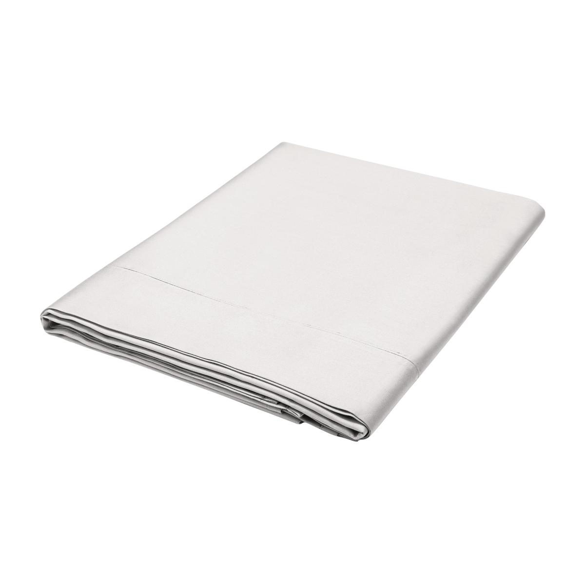 Plain Dye Flat Sheet By Bedeck of Belfast in Silver Grey 270x280cm – image 1