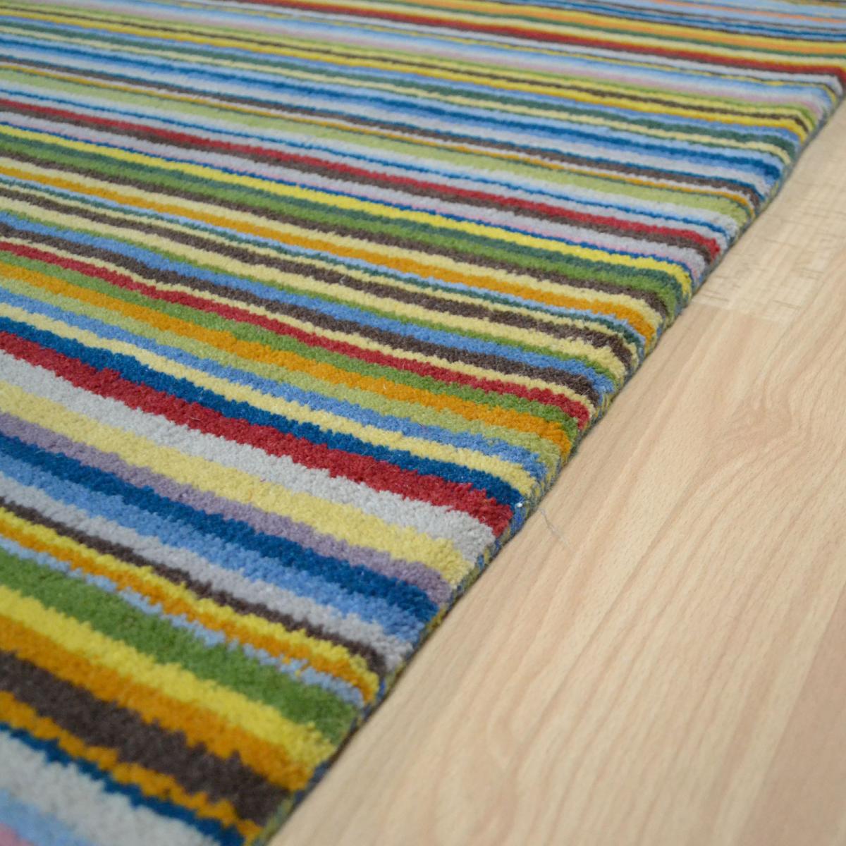 Wool Stripes Wool Rugs in Multi 200x300cm – image 3