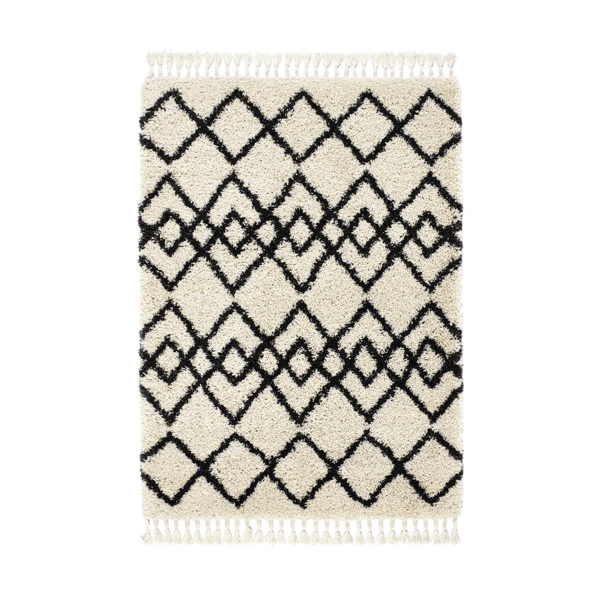 Morocco Modern Shaggy Tassel Rugs in Ivory 120x170cm – image 4