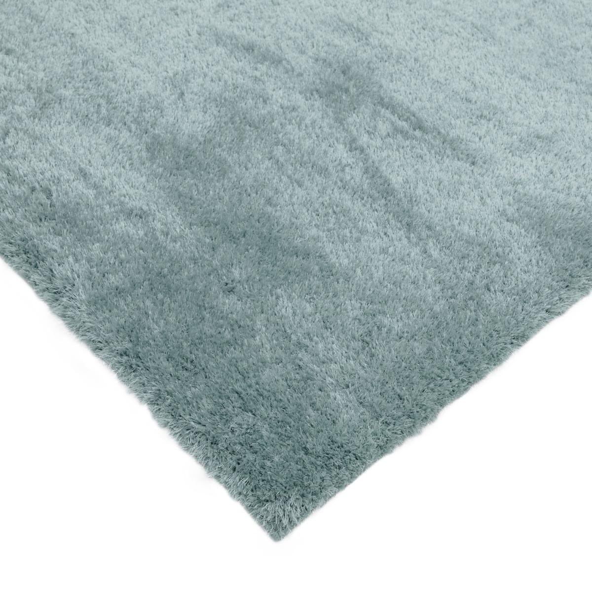 Payton Shaggy Soft Shimmer Rugs in Duck Egg Blue 120x170cm – image 3